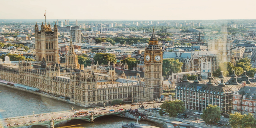 Ariel View of London