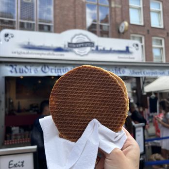 Albert Cuyp Market rudis stroopwaffles