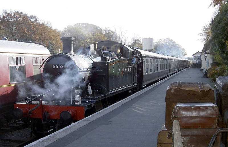Bodmin and Wenford steam train